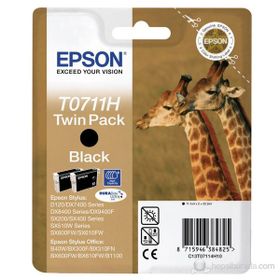 Epson T0711H-C13T07114H20 Siyah Kartuş