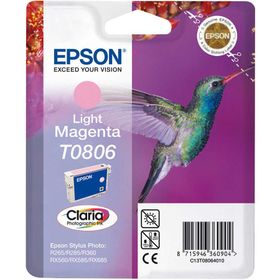 Epson T0806-C13T08064020 Açık Kırmızı Orijinal Kartuş