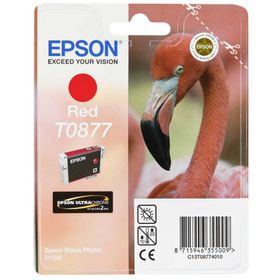 Epson T0877-C13T08774020 Kırmızı Kartuş