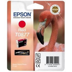 Epson T0877-C13T08774020 Kırmızı Kartuş