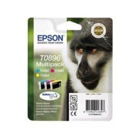 Epson T0896 C13T08964011 Multipack 10.5 ml 3'lü Orijinal Mürekkep Kartuş