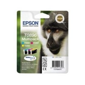 Epson T0896 C13T08964011 Multipack 10.5 ml 3'lü Orijinal Mürekkep Kartuş