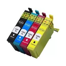 Epson T1291 T1291 1292 1293 1294 4 Renk Muadil Kartuş Takımı