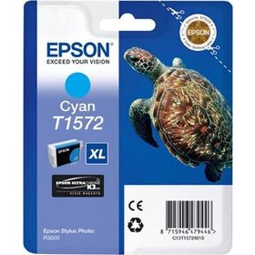 Epson T1572 C13T15724010 Mavi Orijinal Kartuş