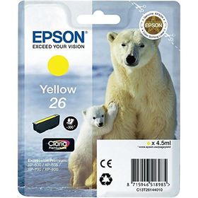 Epson T2614 26 C13T26144020 XP-510-600 Sarı Orjinal Kartuş
