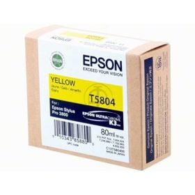 Epson T5804-C13T580400 Sarı Kartuş