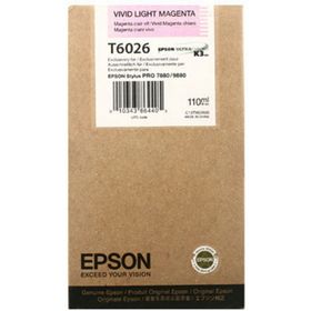 Epson T6026 C13T602600 Orjinal Açık Kırmızı Kartuş