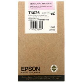Epson T6026 C13T602600 Orjinal Açık Kırmızı Kartuş
