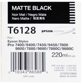 Epson T6128 C13T612800 Mat Siyah Orjinal Kartuş