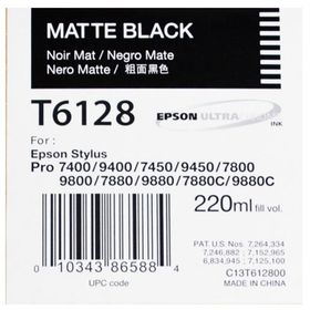 Epson T6128 Siyah Kartuş