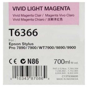 Epson T6366-C13T636600 Açık Kırmızı Kartuş