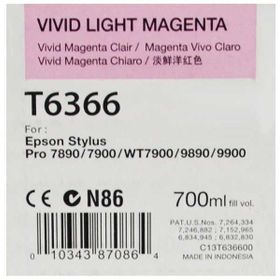 Epson T6366-C13T636600 Açık Kırmızı Kartuş