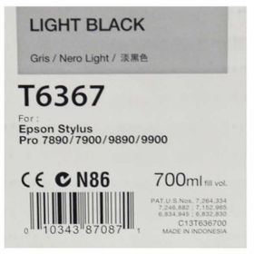 Epson T6367-C13T636700 Açık Siyah Kartuş