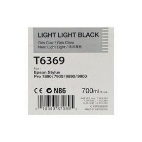 Epson T6369-C13T636900 Açık Siyah Kartuş