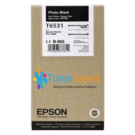 Epson T6531-C13T653100 Siyah Foto Kartuş