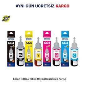 Epson T664 4 Renk Mürekkep
