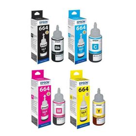 Epson T664 4 Renk Mürekkep