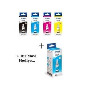 Epson T664 70 ml Kırmızı Mürekkep