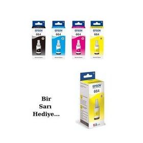 Epson T664 70 ml Kırmızı Mürekkep