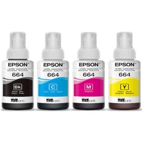 Epson T664 L385 4 Renk Muadil Mürekkep Seti