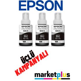 Epson T664 Üçlü Orjinal Mürekkep Kartuşu