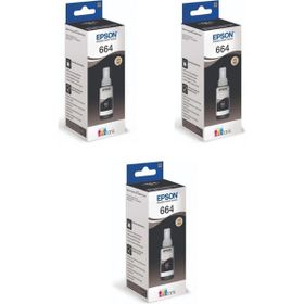 Epson T664 Üçlü Orjinal Mürekkep Kartuşu