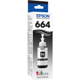 Epson T6641 C13T66414A L300-L350-L1300 Epson Siyah Orjinal Mürekkep