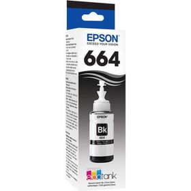 Epson T6641 C13T66414A L300-L350-L1300 Epson Siyah Orjinal Mürekkep