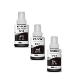 Epson T6641 Siyah 3'lü Mürekkep Kartuş