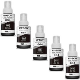 Epson T6641 Siyah 5'li Mürekkep Kartuş