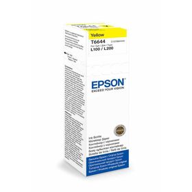 Epson T6644 C13T66444A L300-L350-L1300 Sarı Orjinal Mürekkep