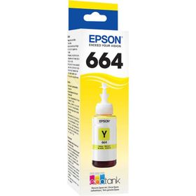 Epson T6644 C13T66444A L300-L350-L1300 Sarı Orjinal Mürekkep