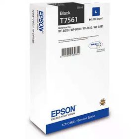 Epson T7561L Siyah Orjinal Kartuş