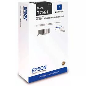 Epson T7561L Siyah Orjinal Kartuş
