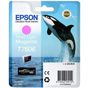 Epson T7606-C13T76064010 Açık Kırmızı Kartuş