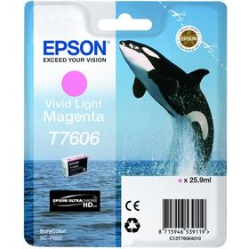 Epson T7606-C13T76064010 Açık Kırmızı Kartuş