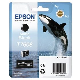 Epson T7608-C13T76084010 Mat Siyah Kartuş