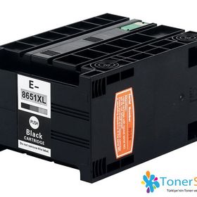 Epson T8651XL-C13T865140 Workforce Pro WF-M5190DW WF-M5690DWF Siyah Pigmentli Muadil Kartuş
