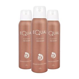 Equal Classic 3x150 ml Kadın Sprey Deodorant