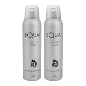 Equal Klasik 2x150 ml Erkek Sprey Deodorant