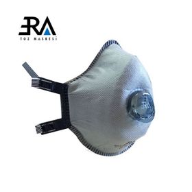 Era 7210 V FFP2 NR D Ventilli Konik Sersi Aktif Karbon Toz Maskesi
