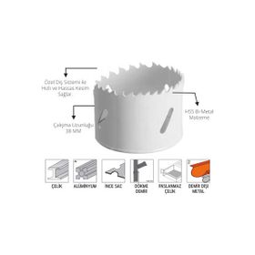 Eratool ERA56159 200 mm Bi Metal Panç