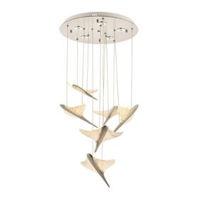 Eray Aydınlatma 1205-5+1 6'lı Krom Led Avize