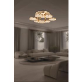 Eray Aydınlatma 1207-7 Gd 7'li Sarı Led Avize