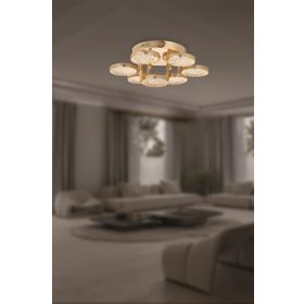 Eray Aydınlatma 1207-7 Gd 7'li Sarı Led Avize