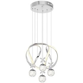 Eray Aydınlatma 1625-40 Krom 4 Toplu Led Avize