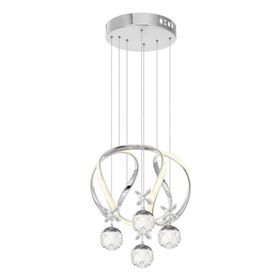 Eray Aydınlatma 1625-40 Krom 4 Toplu Led Avize