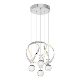 Eray Aydınlatma 1625-40 Krom 4 Toplu Led Avize