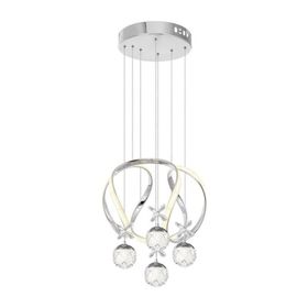 Eray Aydınlatma 1625-40 Krom 4 Toplu Led Avize