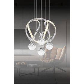 Eray Aydınlatma 1688-50 KR Krom 4 Toplu Led Avize